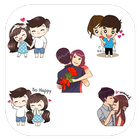 Love Stickers For Whatsapp - Valentine Special icône