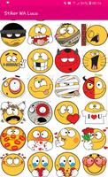 Stiker WA Lucu poster