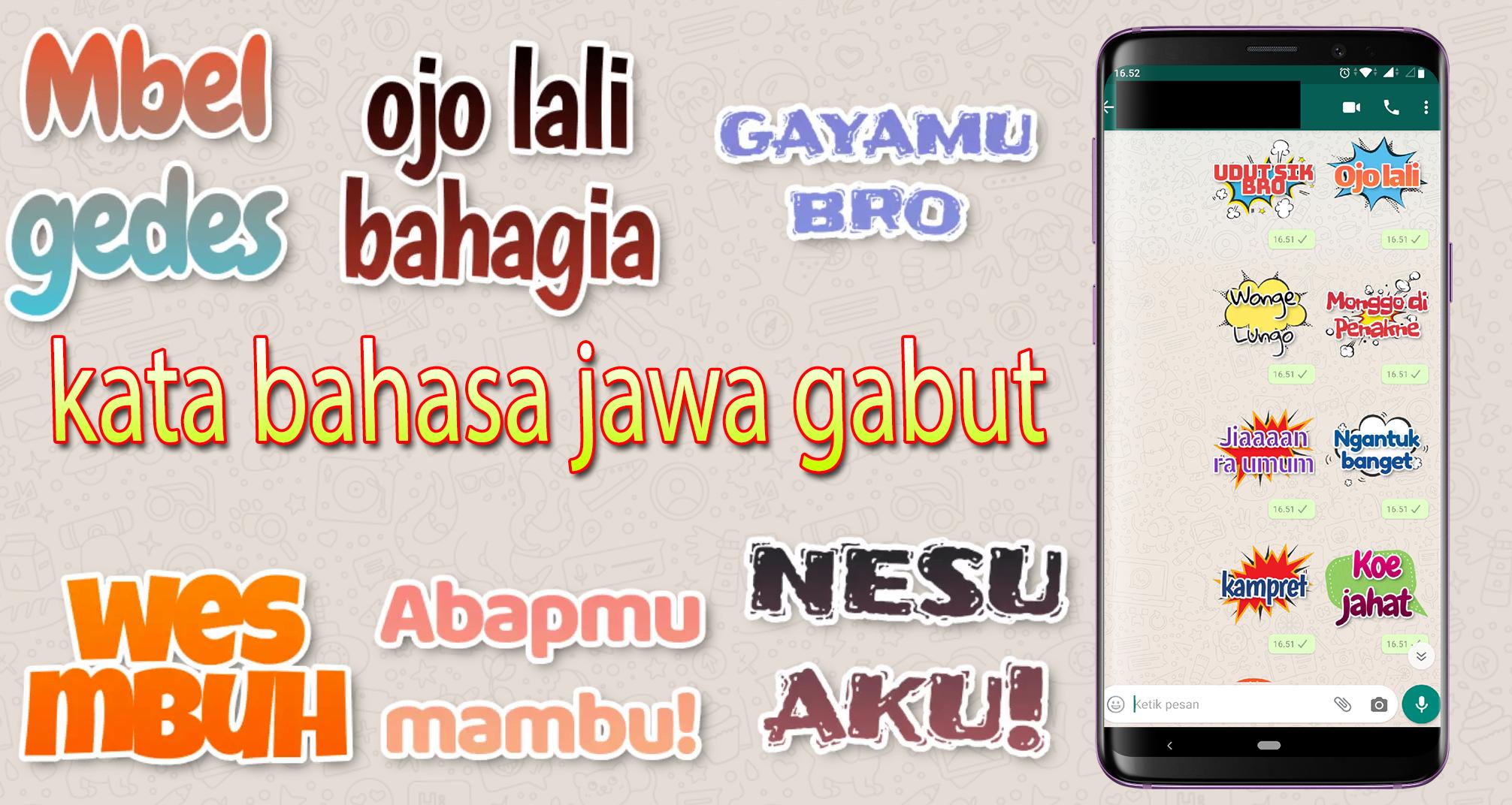 Kata Kata Bahasa Jawa Lucu Wastickerapps For Android Apk Download