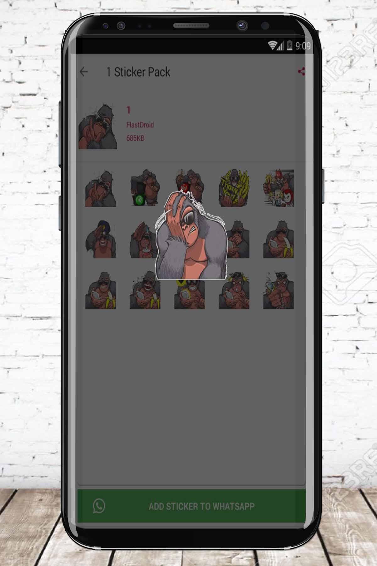 Stiker Lucu Gorila For Android Apk Download