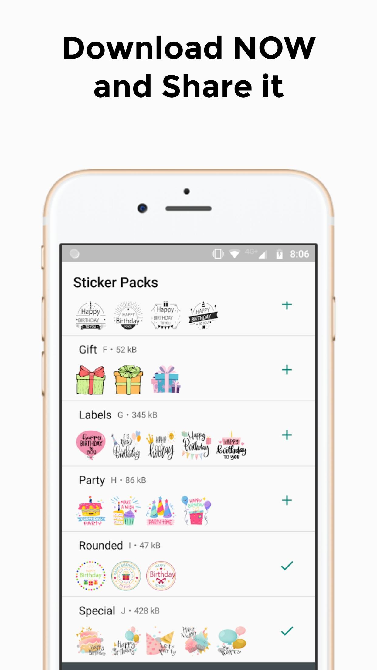 Happy Birthday Anniversary Wa Sticker For Android Apk Download
