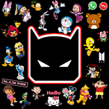 Dán chế độ tối, vui nhộn WAStickerApps