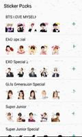 برنامه‌نما Sticker WA Korea KPOP Idol عکس از صفحه