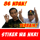 Stiker WA Pemimpin Indonesia Kece Badai icône
