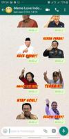 Stiker WA Pemimpin Indonesia Kece Badai Affiche