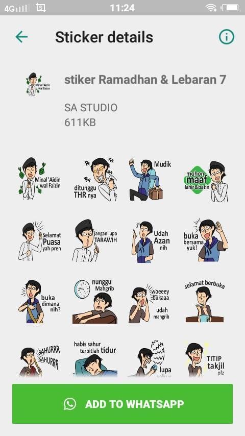 20+ Ide Stiker Ramadhan Wa