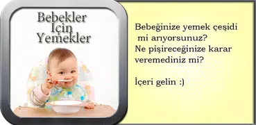 Bebekler İçin Yemek Tarifleri