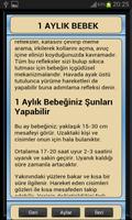 برنامه‌نما Bebek Gelişimi Ay Ay Detaylı عکس از صفحه