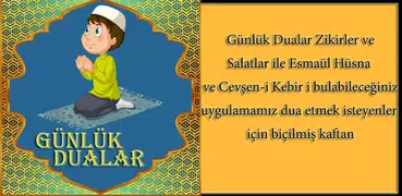 Günlük Dua Zikir ve Salatlar