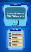 Esma'ul Husna die Namen Allahs Plakat