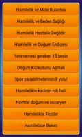 Hamileler İçin Faydalı Bilgile 截图 1