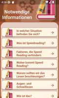 Speed ​​Reading und Übungen Screenshot 1