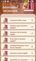 Lecture rapide et exercices capture d'écran 1