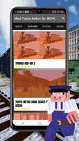 Mod Trains Addon for MCPE capture d'écran 3