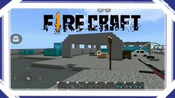 Mod Fire Craft for MCPE Affiche