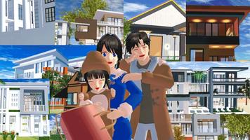 Props Id House Sakura School Cartaz