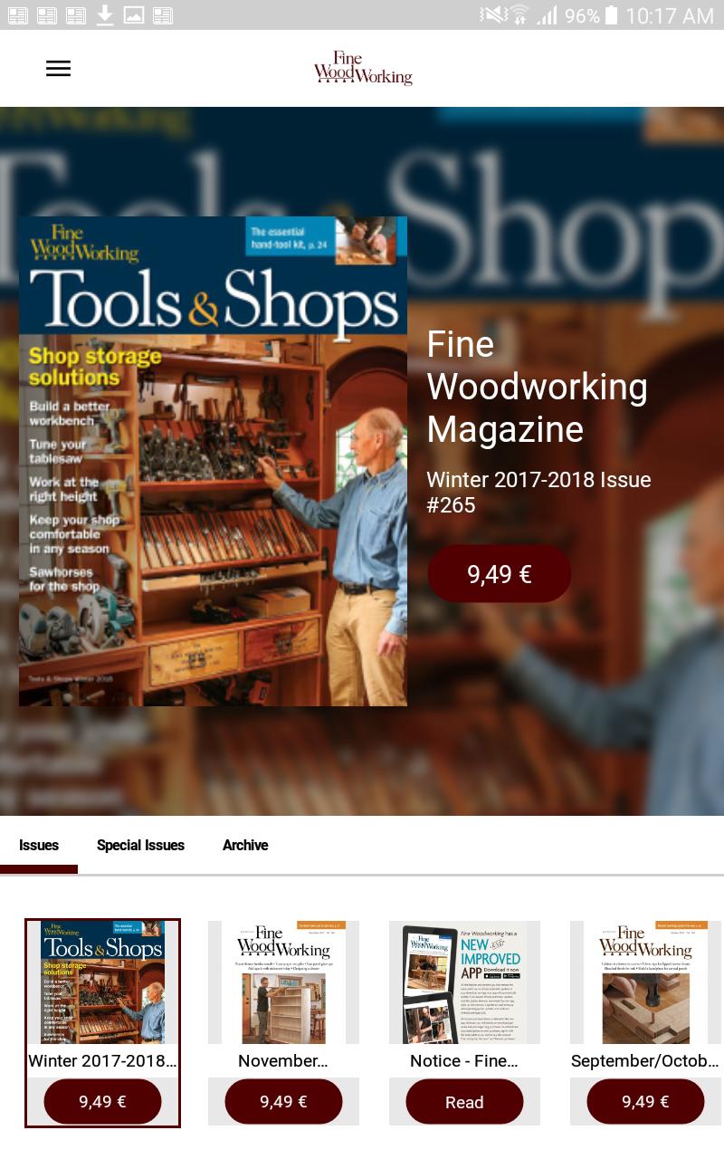 Fine Woodworking Magazine