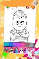 Wednesday Addams Coloring Book imagem de tela 2