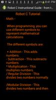 RobotC Instructional Guide スクリーンショット 1