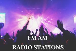 FM AM Radio App Stations de radio gratuites Affiche