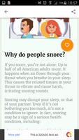 برنامه‌نما Stop Snoring Solutions عکس از صفحه