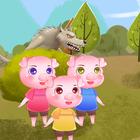 The Three Pigs:Story Fairytale icône