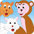 Two Cats and A Monkey - Story icône