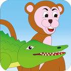 Crocodile and Monkey - Story-icoon