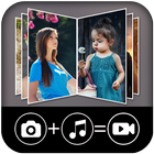 Photo Video maker with music icône