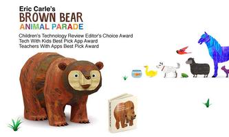 پوستر Brown Bear - Animal Parade
