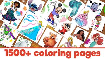 Disney Coloring World پوسٹر