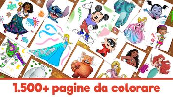 Poster Disney Coloring World