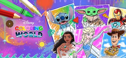 Poster Mondo Disney da Colorare