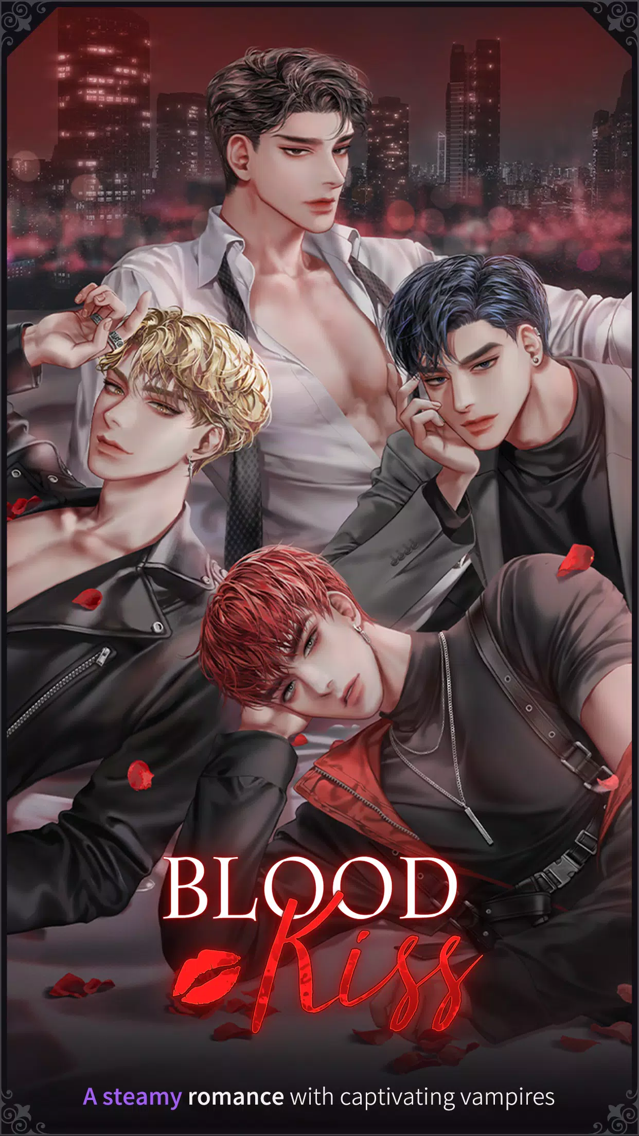 🔥 Download Blood Kiss interactive stories with Vampires 1.21.1 [Adfree] APK  MOD. A mystical otome game with an interesting storyline 