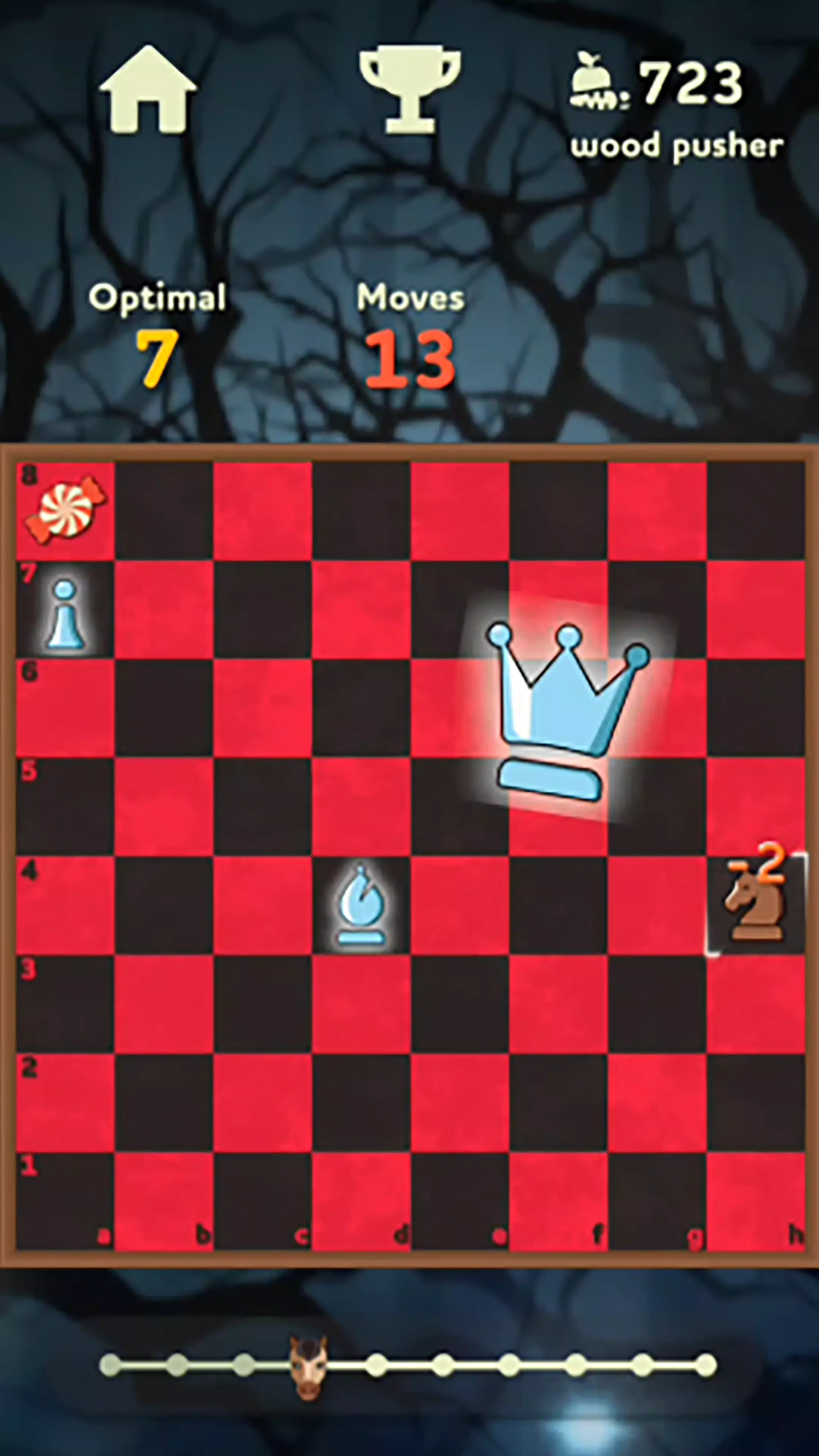 Hungry Horses – 国际象棋拼图