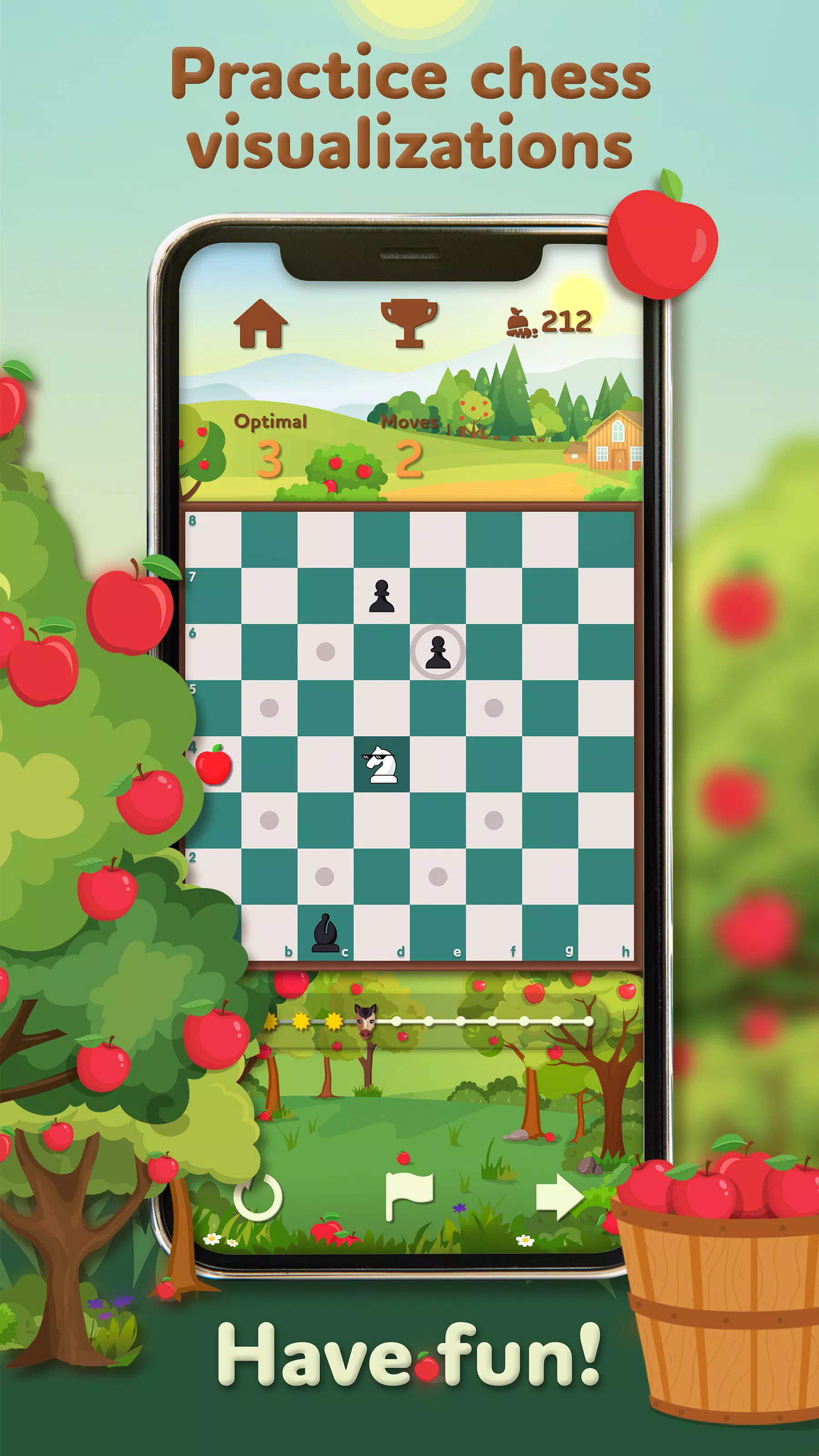 Hungry Horses – 国际象棋拼图