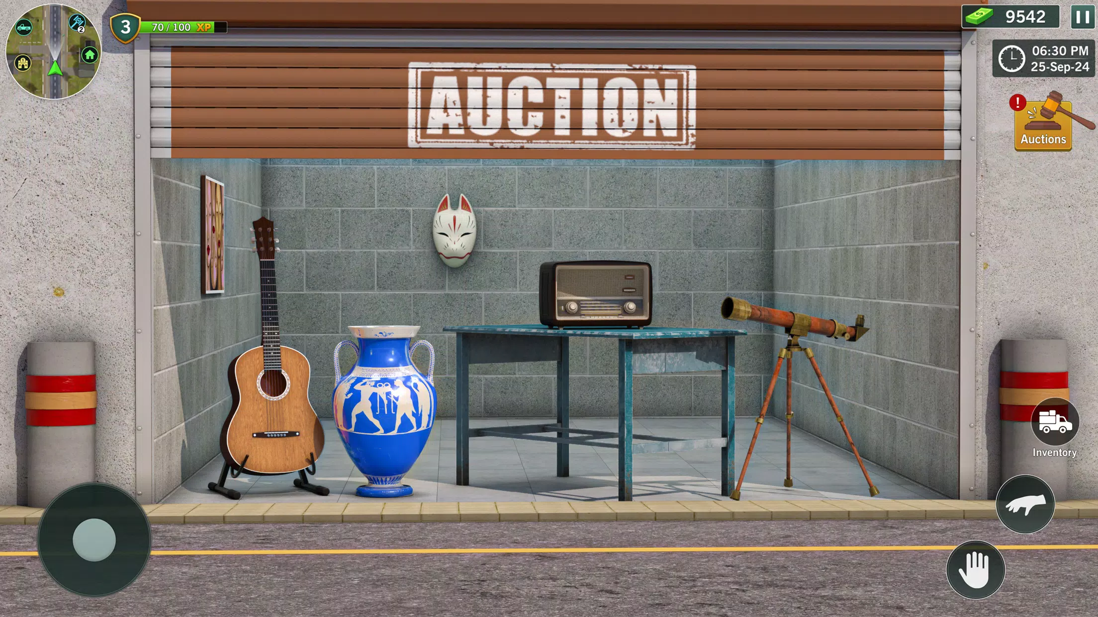 Storage Auction: Business Game
