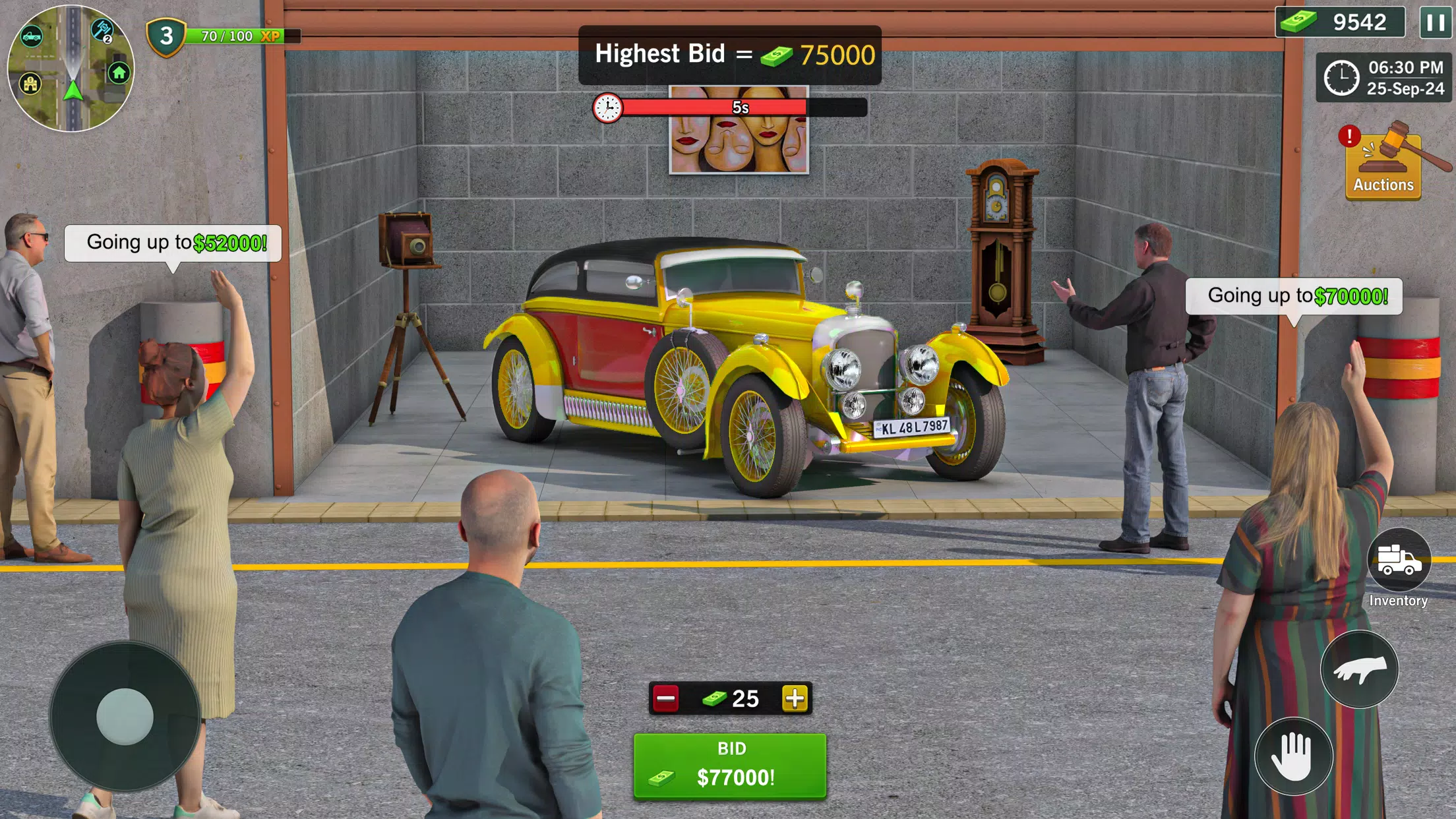 Storage Auction: Business Game