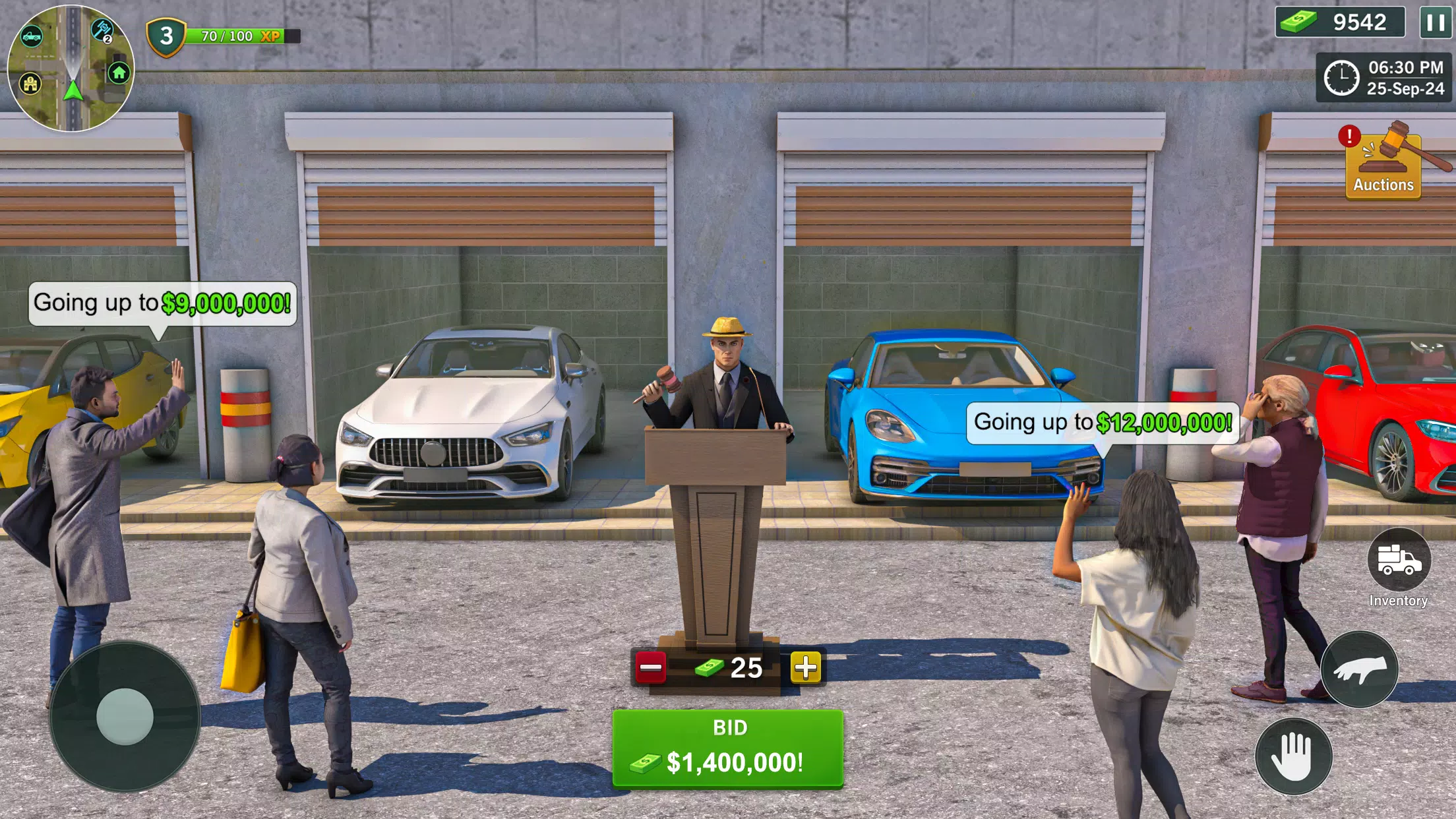 Storage Auction: Business Game