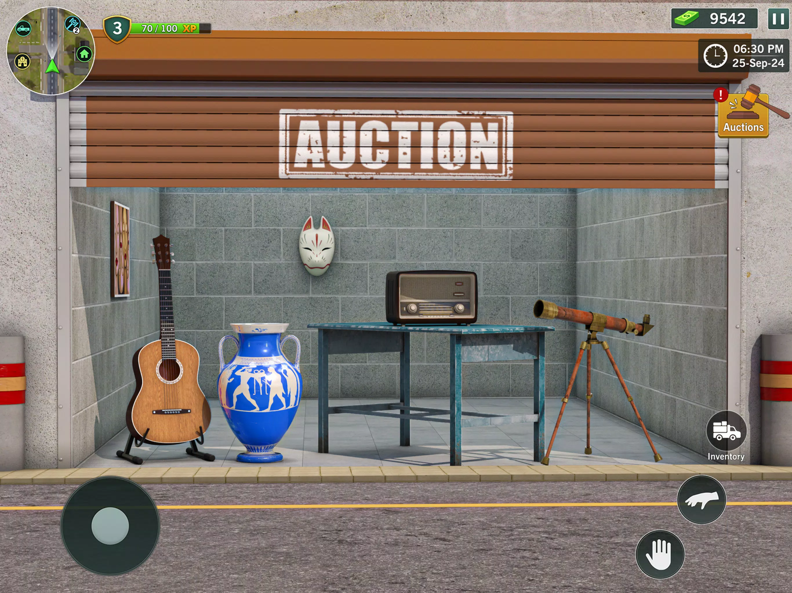 Storage Auction: Business Game