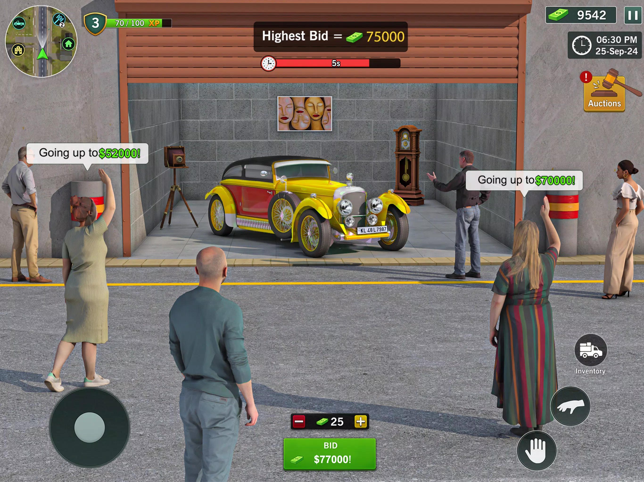 Storage Auction: Business Game