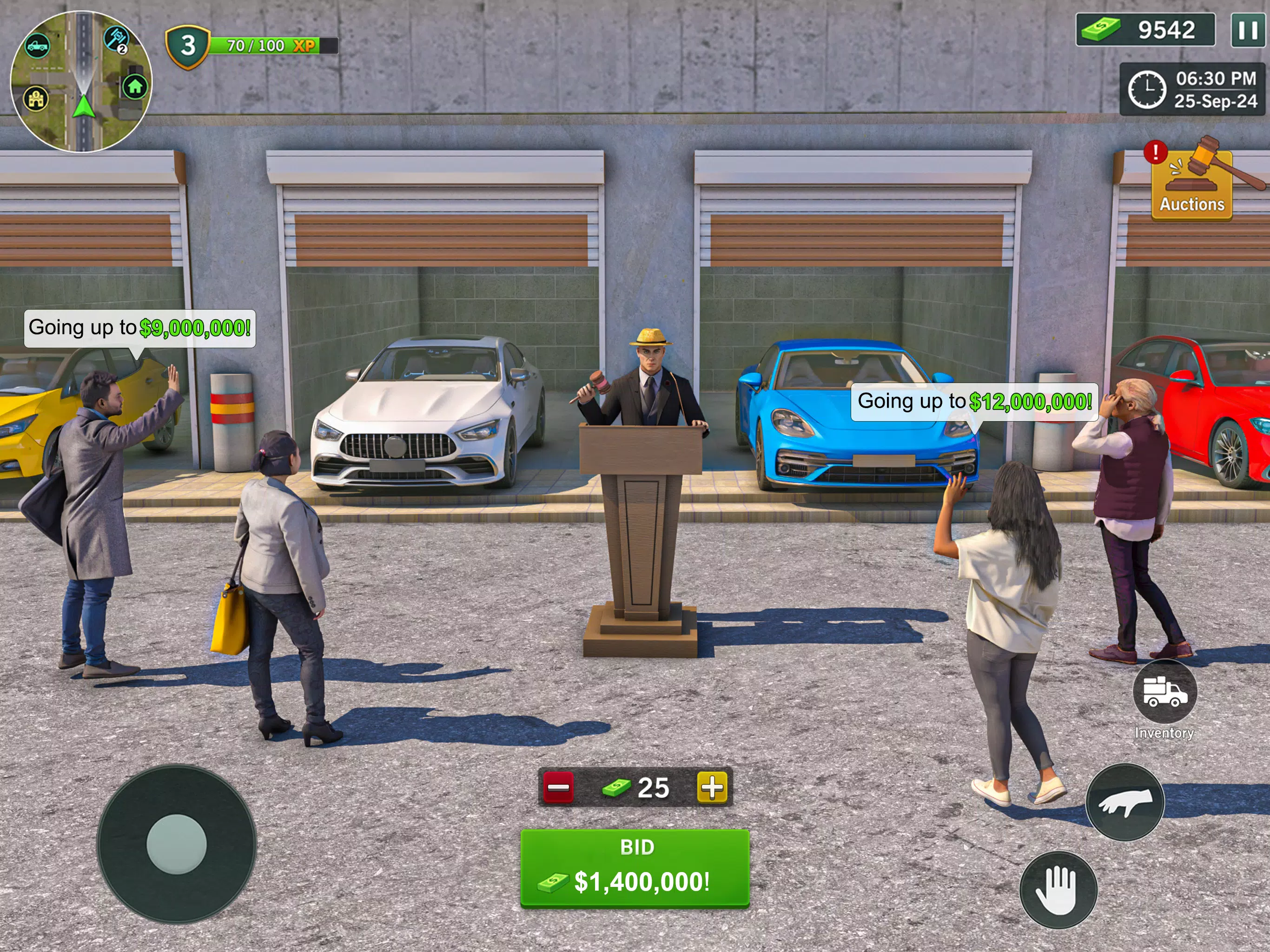 Storage Auction: Business Game