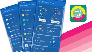 Storage space - Cleaner الملصق