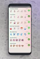 New Funny Rabbit Sticker for WAStickerApps скриншот 1