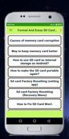 Format And Erase SD Card method guide capture d'écran 1