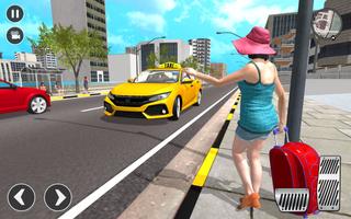 Open World Taxi Sim 2023 تصوير الشاشة 1