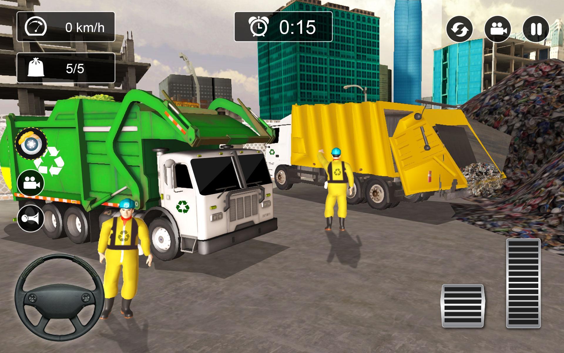 Garbage Truck Driving Simulator 海 报.