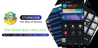 StormCoin - Earn Money Affiche