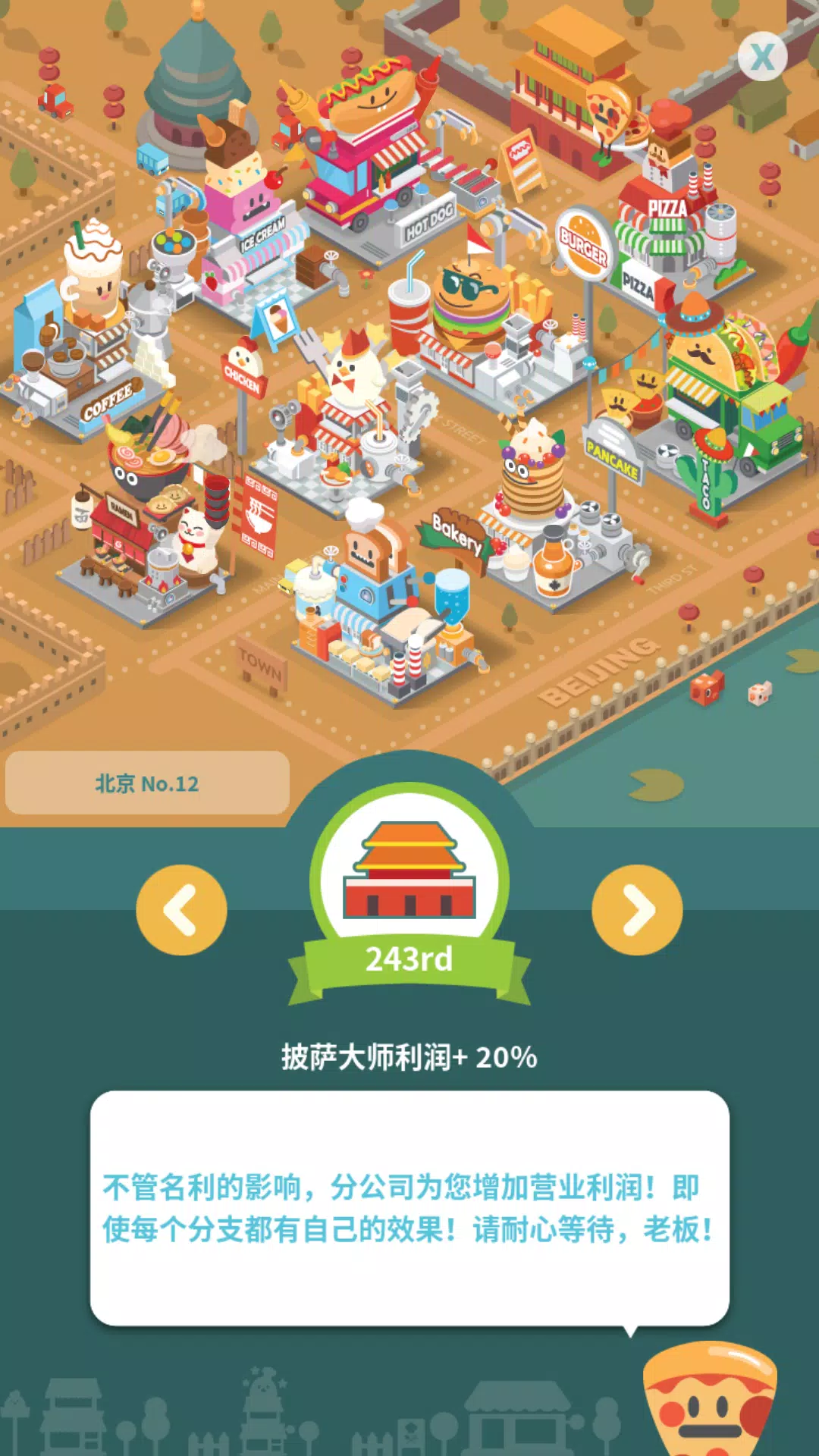 Foodpia tycoon – 闲置餐厅