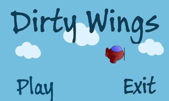 Dirty Wings - Funny Plane Game โปสเตอร์